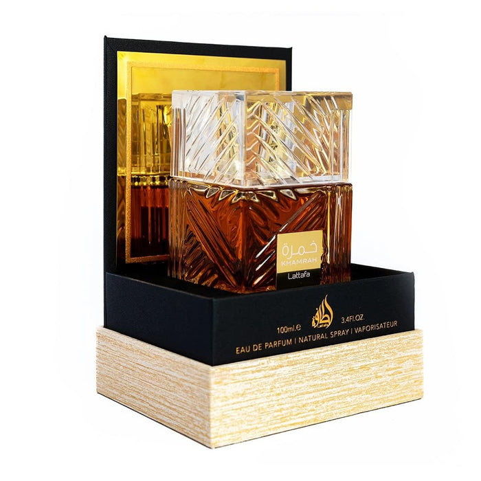 Lattafa Perfume Khamrah unisex Eau de Parfum Spray, 3.4 onzas - Quierox - Tienda Online
