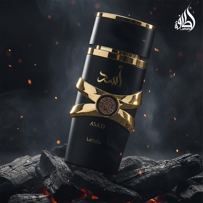 Lattafa Perfumes Asad para unisex Eau de Parfum Spray, 3.4 onzas - Quierox - Tienda Online