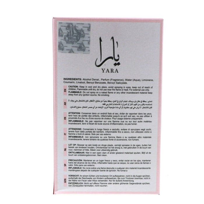 Lattafa Perfumes Yara Eau de Parfum para Mujer 100ml / 3.4oz - Quierox - Tienda Online