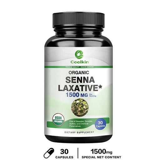 Laxante Senna Orgánico 1500mg - Limpieza y Desintoxicación, Apoyo Digestivo, 30 CAPSULAS - Quierox - Tienda Online