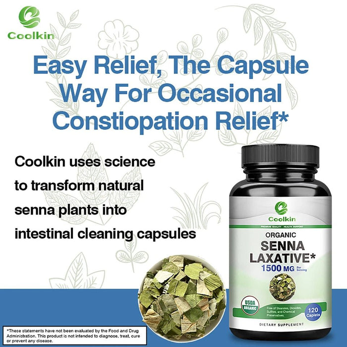 Laxante Senna Orgánico 1500mg - Limpieza y Desintoxicación, Apoyo Digestivo, 30 CAPSULAS - Quierox - Tienda Online