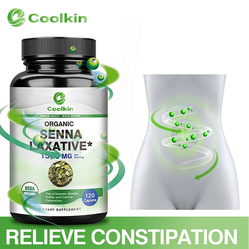 Laxante Senna Orgánico 1500mg - Limpieza y Desintoxicación, Apoyo Digestivo, 30 CAPSULAS - Quierox - Tienda Online