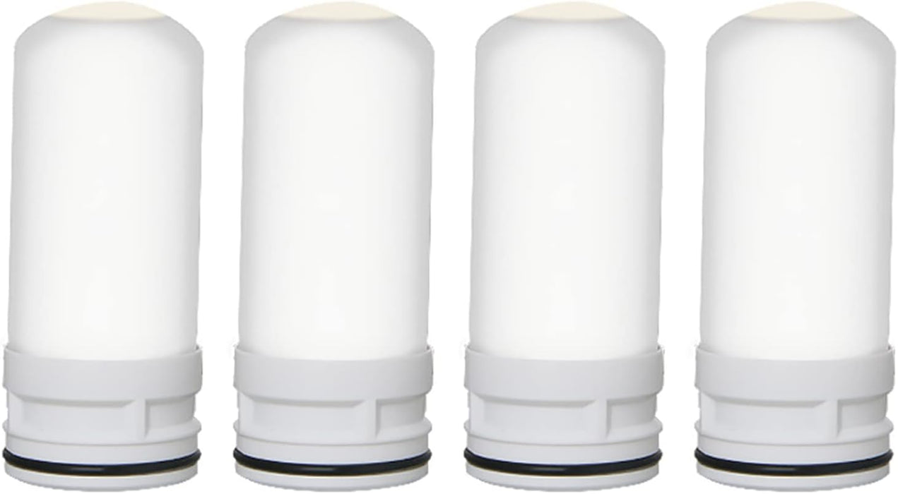 LCF Cartucho de filtro de cerámica interior de repuesto de 4 piezas para el agua del grifo del hogar - Quierox - Tienda Online