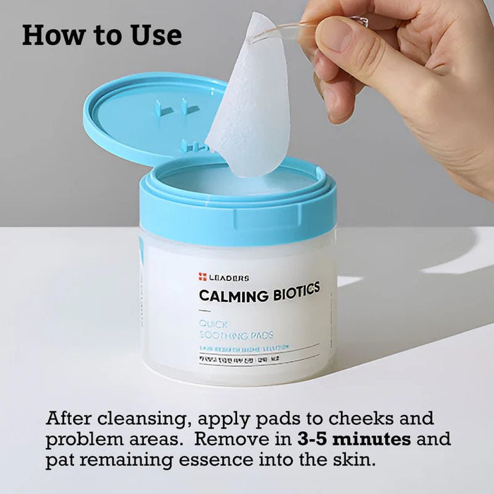 Leaders Almohadillas calmantes Leaders Calming Biotics (80 almohadillas x 170 ml) - Quierox - Tienda Online