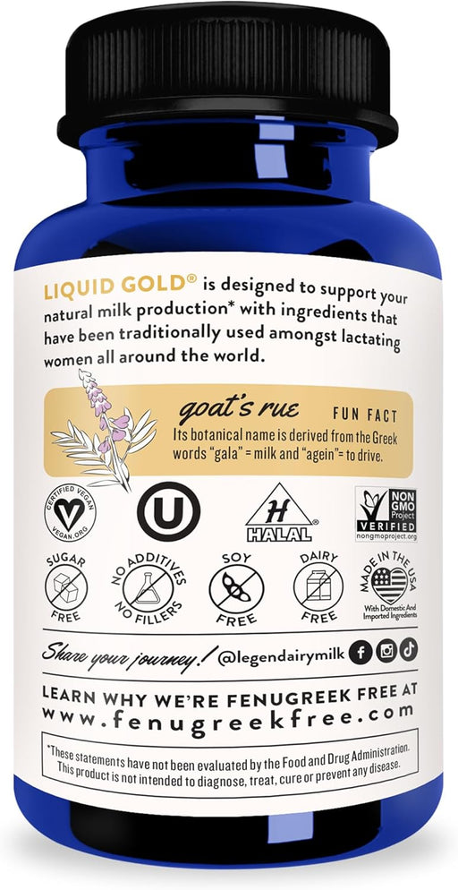 Legendairy Milk Liquid Gold Soporte para la Lactancia - Quierox - Tienda Online