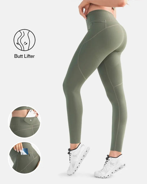 Leggings acolchados HyperBoost™ con bolsillos con cremallera - Quierox - Tienda Online
