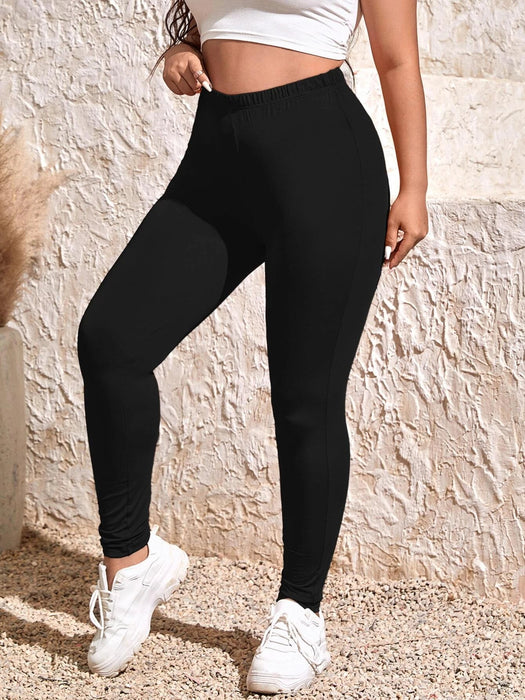 Leggings con cintura elástica SHEIN EZwear Plus - Quierox - Tienda Online