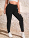 Leggings con cintura elástica SHEIN EZwear Plus - Quierox - Tienda Online
