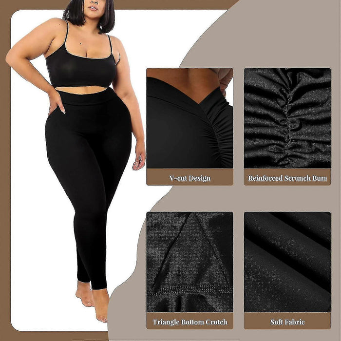 Leggings con espalda en V que levantan los glúteos, para mujer - Quierox - Tienda Online