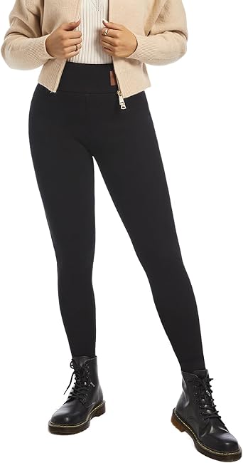 Leggings con forro de sherpa para mujer, de felpa tipo nubes suaves - Quierox - Tienda Online