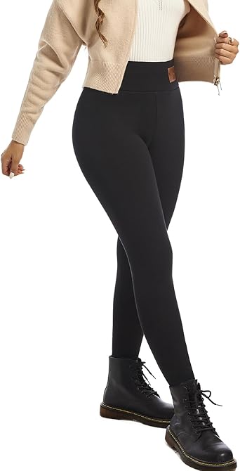 Leggings con forro de sherpa para mujer, de felpa tipo nubes suaves - Quierox - Tienda Online