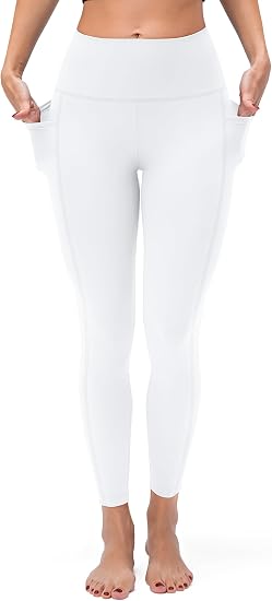 Leggings de cintura alta con bolsillos laterales para mujer y control de abdomen suave - Quierox - Tienda Online