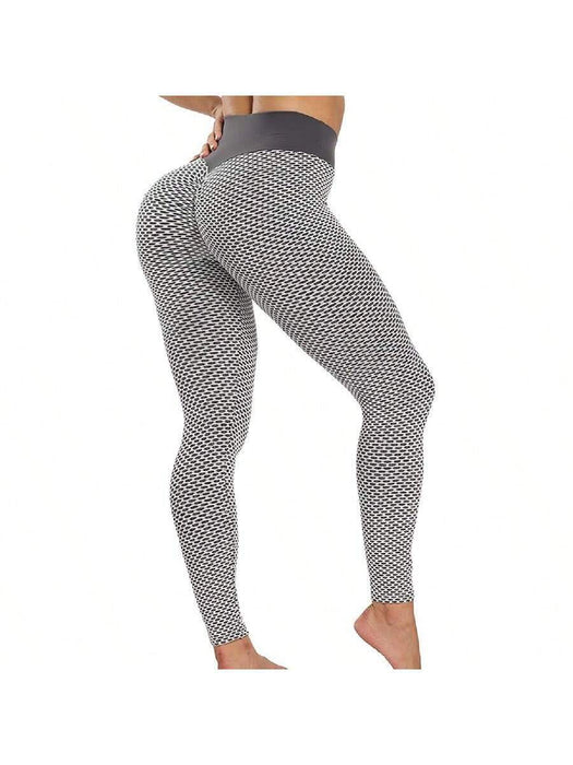 Leggings de yoga de cintura alta con realce de glúteos y control de abdomen para mujer - Quierox - Tienda Online