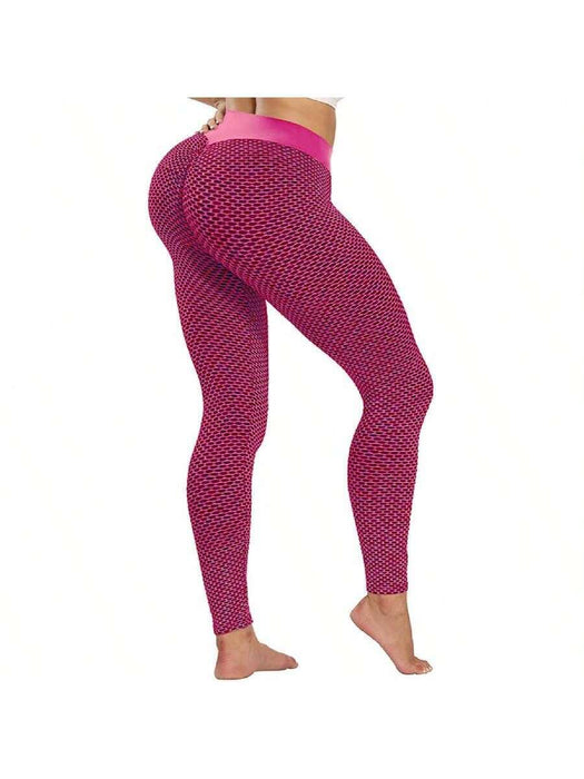 Leggings de yoga de cintura alta con realce de glúteos y control de abdomen para mujer - Quierox - Tienda Online