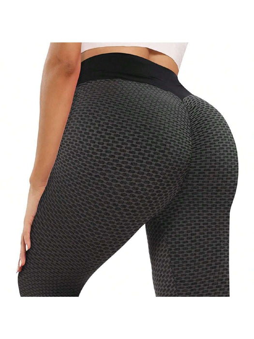 Leggings de yoga de cintura alta con realce de glúteos y control de abdomen para mujer - Quierox - Tienda Online