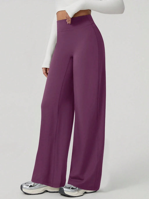Leggings deportivo de pierna ancha holgados y elásticos de cintura alta para mujer - Quierox - Tienda Online