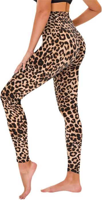 Leggings deportivos de cintura alta para mujer ,estampado de leopardo - Quierox - Tienda Online