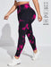 Leggings deportivos de talle alto sin costuras con estampado tie-dye para mujer - Quierox - Tienda Online