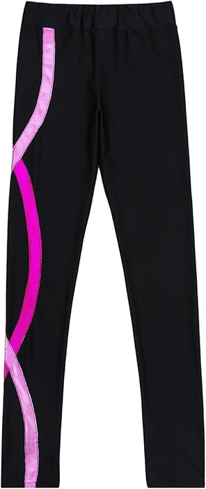 Leggings deportivos para niñas, pantalones de patinaje artístico - Quierox - Tienda Online