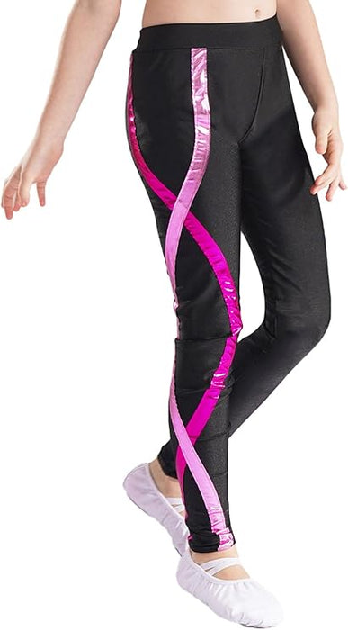 Leggings deportivos para niñas, pantalones de patinaje artístico - Quierox - Tienda Online