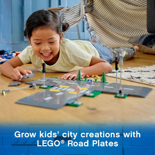 LEGO City Road Plates 60304 Kit de construcción; juguete genial de construcción para niños (112 piezas) - Quierox - Tienda Online