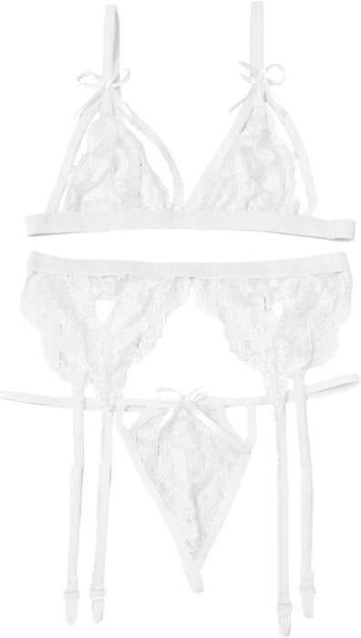 Lencería sexy con correa de encaje - Quierox - Tienda Online