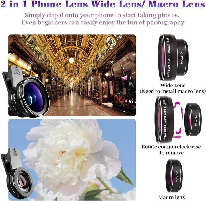 Lente de cámara de teléfono, lente macro 15x - Quierox - Tienda Online