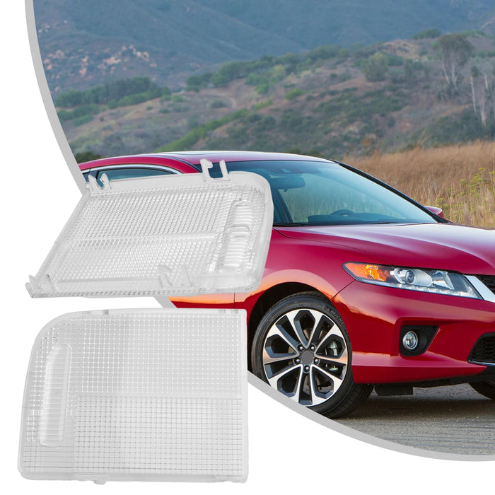 Lente de luz de techo Interior, 2 uds., transparente, 9x7cm, para Honda, Accord Civic, CRV ODYSSEY - Quierox - Tienda Online