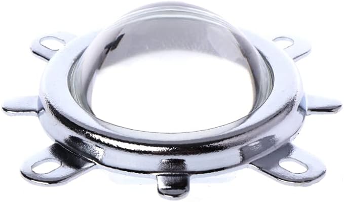 Lente LED de 60 grados, vidrio óptico + colimador reflector + soporte fijo para chip de alta potencia - Quierox - Tienda Online