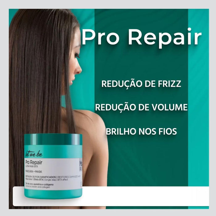 Let Me Be Pro Repair, Mascarilla capilar acondicionador profundo para cabello dañado - Quierox - Tienda Online
