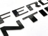Letras de parrilla frontal color negro mate compatibles con inserciones de plástico ABS Frontier 2022 en adelante, no calcomanías - Quierox - Tienda Online