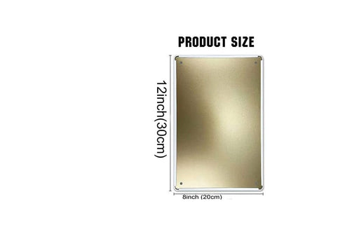 Letrero de metal con texto en inglés "They are My Weapons Barber Shop" para barbería - Quierox - Tienda Online