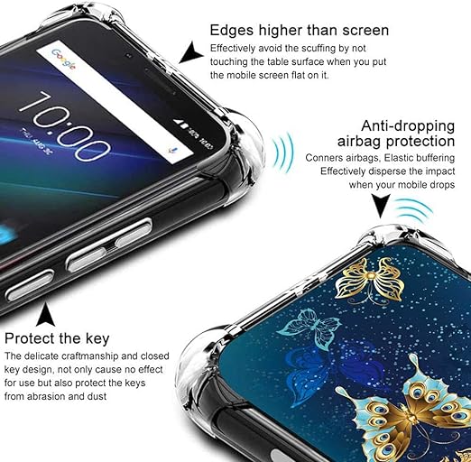 Leychan para Redmi Note 9, funda delgada flexible TPU de mariposa - Quierox - Tienda Online