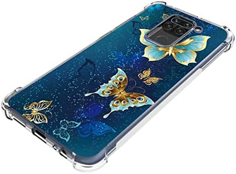 Leychan para Redmi Note 9, funda delgada flexible TPU de mariposa - Quierox - Tienda Online