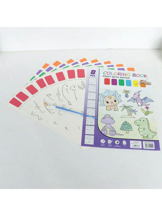 Libro de 8 dibujos mágicos de dibujo con acuarelas - Quierox - Tienda Online