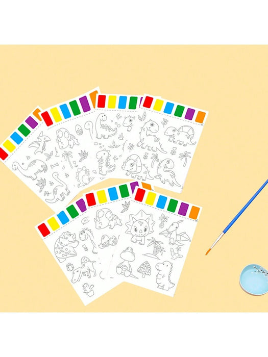 Libro de 8 dibujos mágicos de dibujo con acuarelas - Quierox - Tienda Online