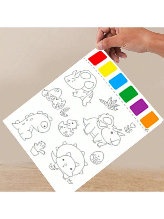 Libro de 8 dibujos mágicos de dibujo con acuarelas - Quierox - Tienda Online