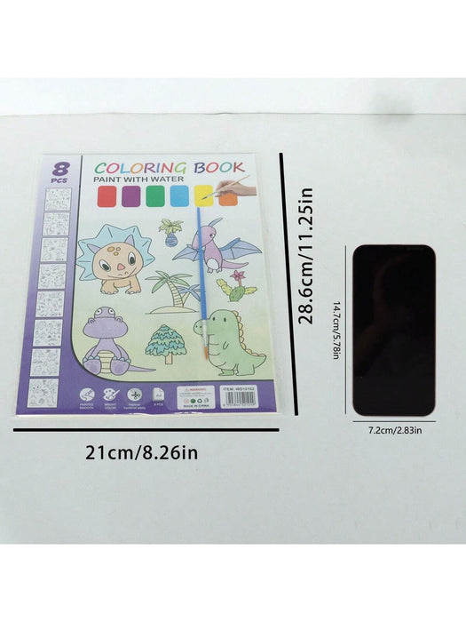 Libro de 8 dibujos mágicos de dibujo con acuarelas - Quierox - Tienda Online