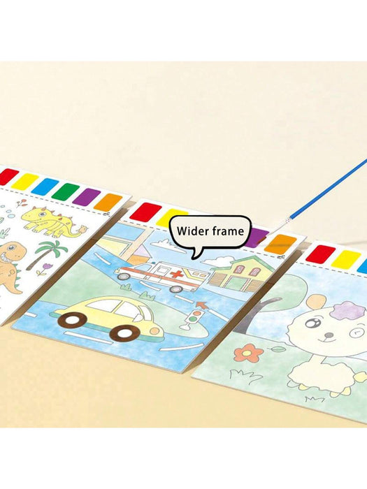 Libro de 8 dibujos mágicos de dibujo con acuarelas - Quierox - Tienda Online