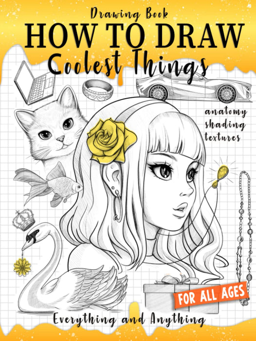 Libro de dibujo: Cómo dibujar las cosas más geniales, anatomía - Quierox - Tienda Online