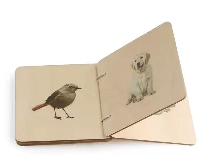 Libro de imágenes de madera de alta calidad para bebé, montessori - Quierox - Tienda Online