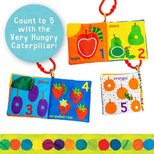 Libro de tela suave "Let's Count" - El mundo de Eric Carle y la oruga muy hambrienta en ingles - Quierox - Tienda Online