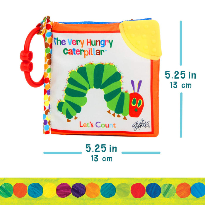 Libro de tela suave "Let's Count" - El mundo de Eric Carle y la oruga muy hambrienta en ingles - Quierox - Tienda Online