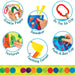 Libro de tela suave "Let's Count" - El mundo de Eric Carle y la oruga muy hambrienta en ingles - Quierox - Tienda Online