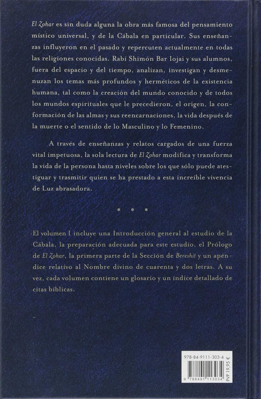 Libro El Zohar, Vol. 1 de Rabi Shimon Bar Iojai - Quierox - Tienda Online
