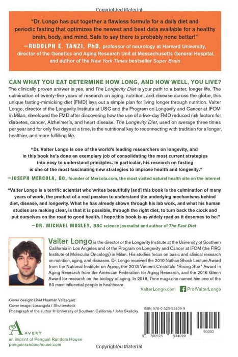 Libro La dieta de la longevidad: retrasa el envejecimiento, combate las enfermedades y optimiza el peso Tapa blanda - Quierox - Tienda Online