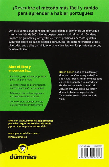 Libro Portugués para Dummies para aprender portugues, en español y portugues - Quierox - Tienda Online