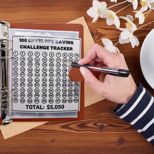 Libro presupuesto con sobres efectivo, ahorro y organizador dinero para efectivo - Quierox - Tienda Online