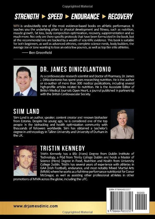 Libro WIN: Achieve Peak Athletic Performance, Optimize Recovery and Become a Champion - Quierox - Tienda Online