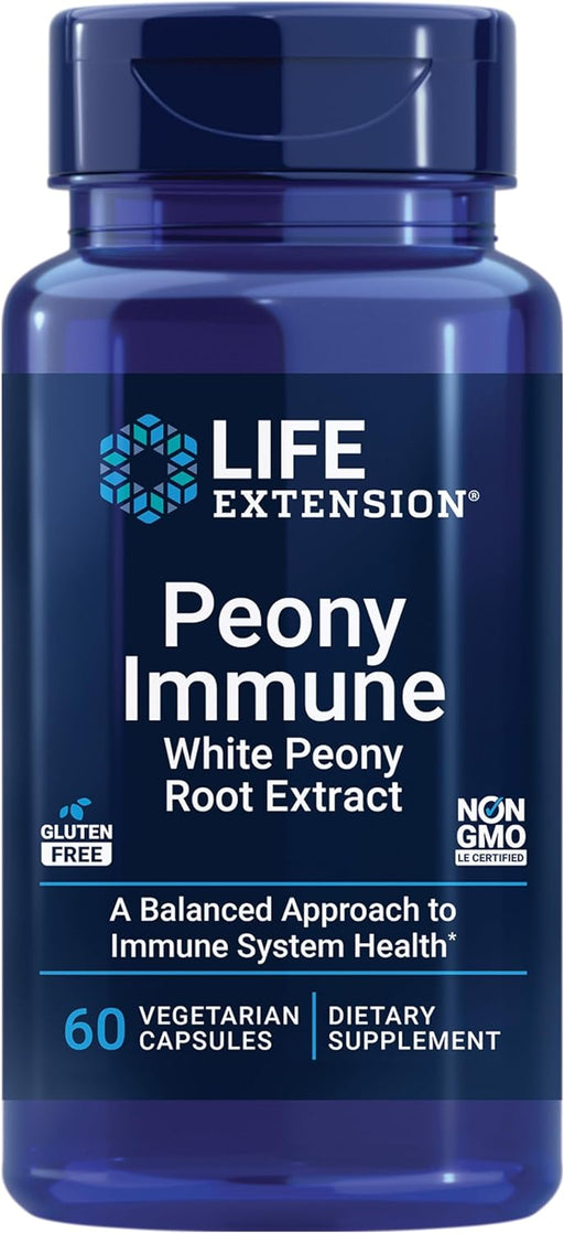 Life Extension Peony Immune, raíz de peonía blanca, apoyo a la salud inmunológica - Quierox - Tienda Online